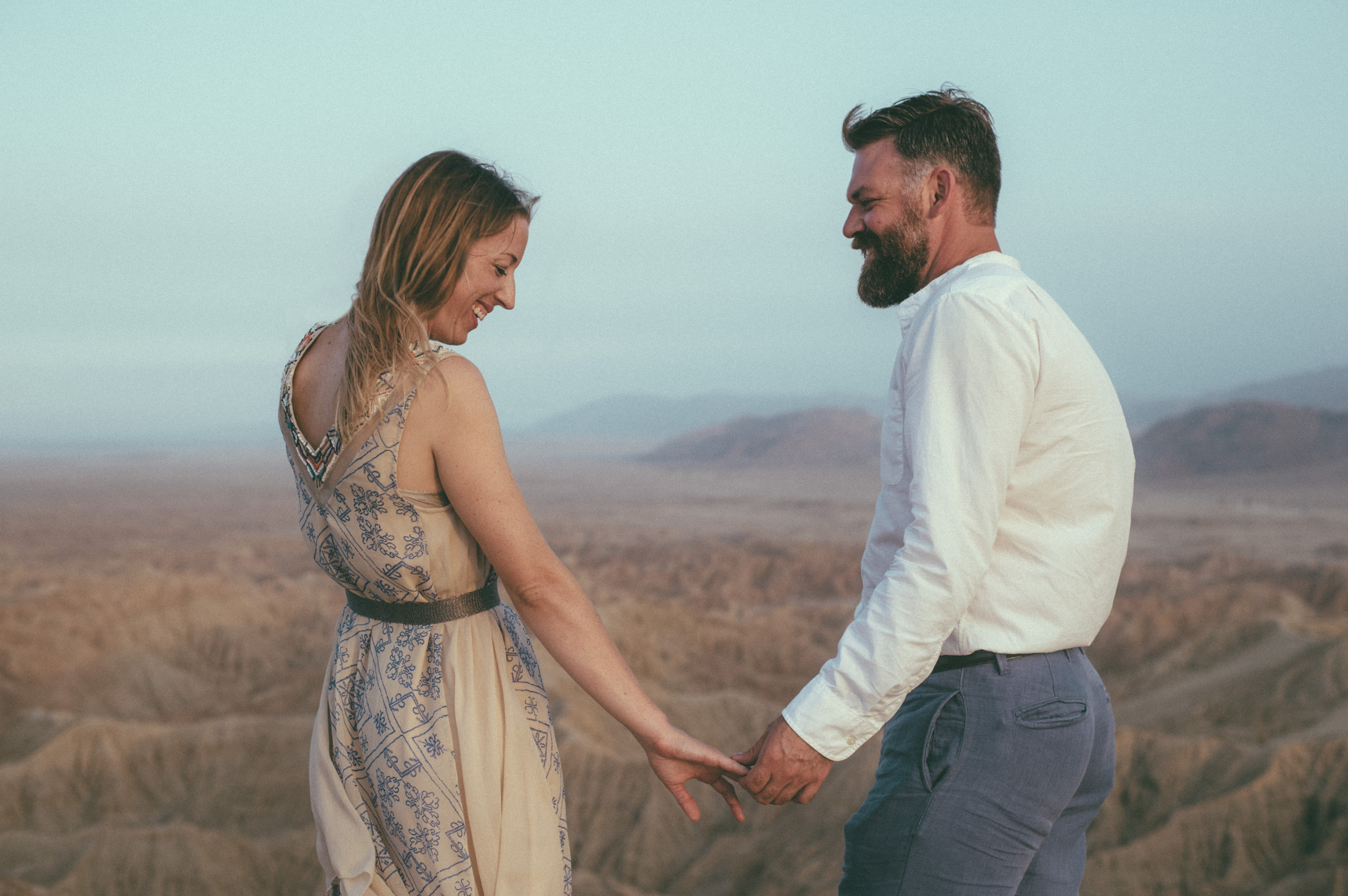 Photography from Karin & Luke's shoot at Font's Point in Borrego Springs