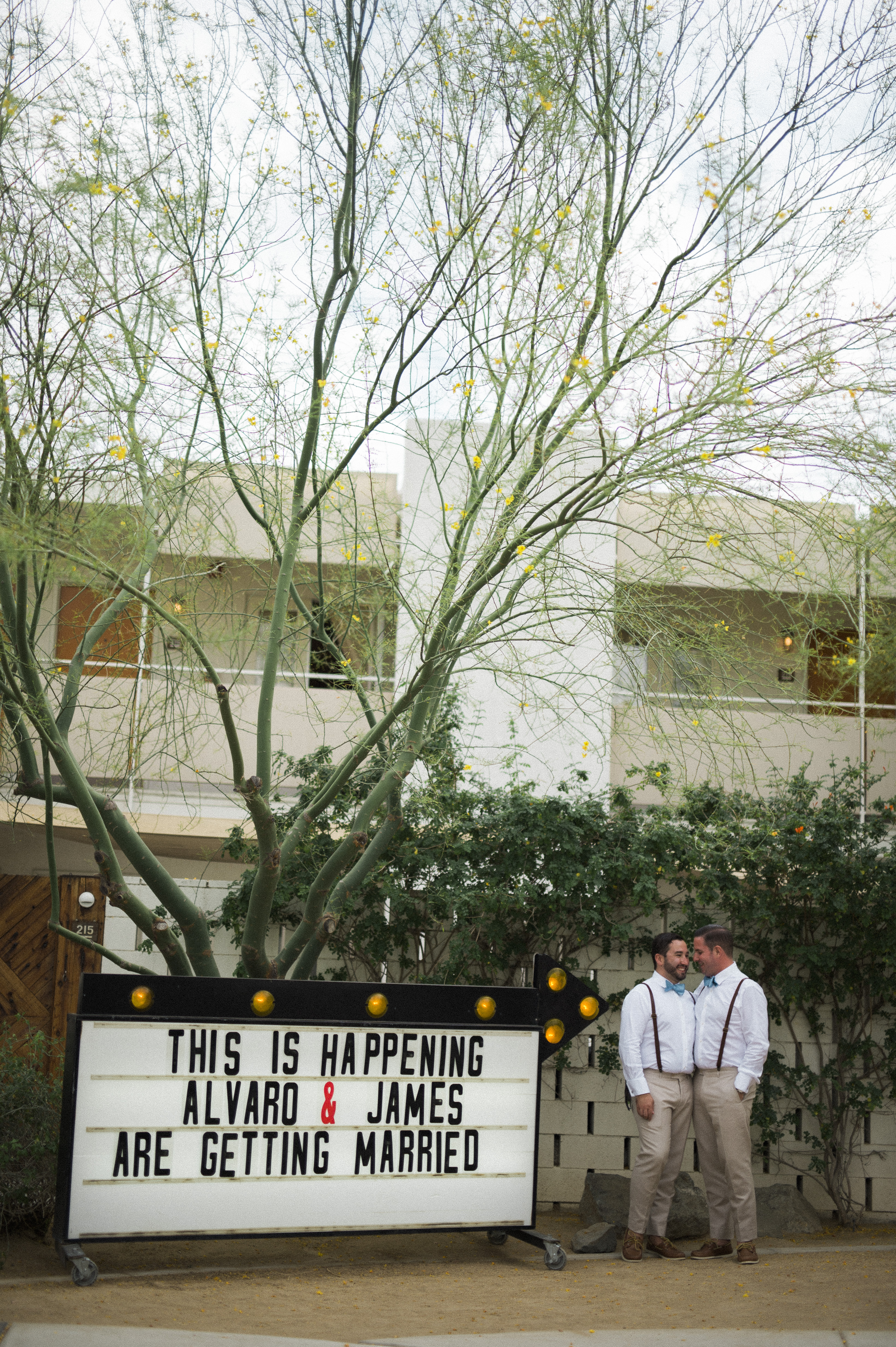 Wedding Day at the Ace Hotel in Palm Springs, CA